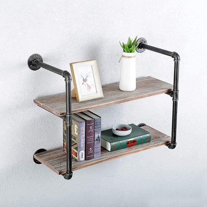 2-Tier Industrial Style Floating Shelf (done)