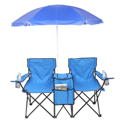 2-Person Folding Chair with Umbrella (done)