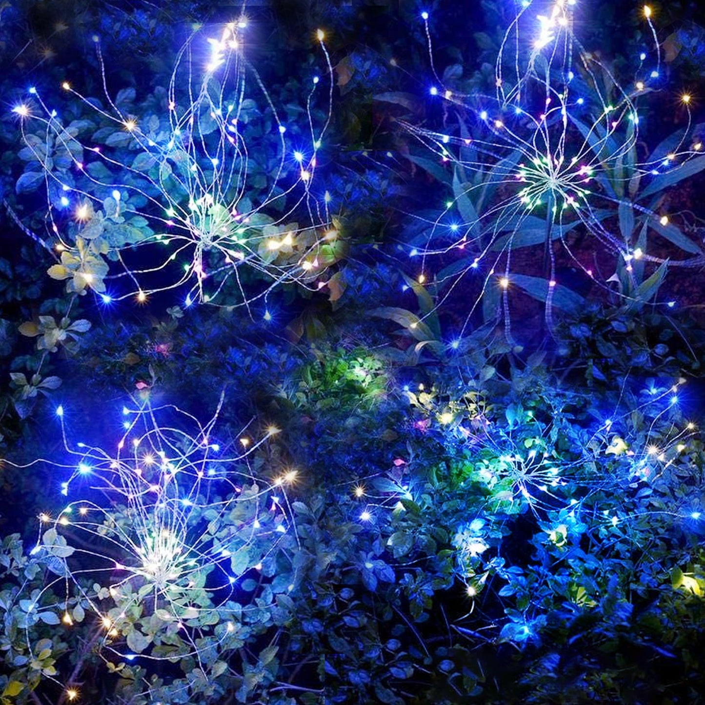 2-Piece Solar-Powered Firework Garden Lights (done)