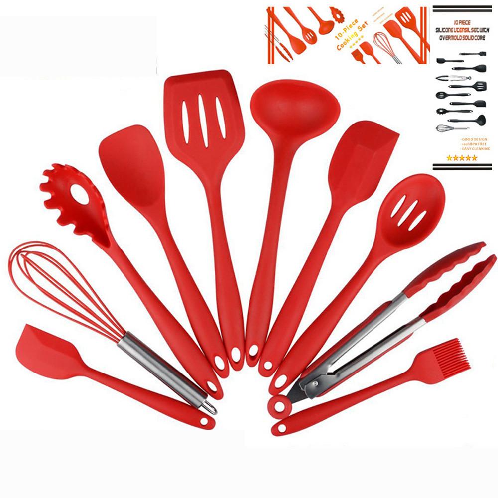 10-Piece Silicone Cooking Utensil Set (done)