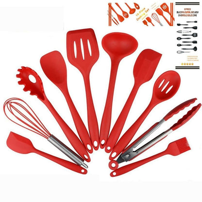 10-Piece Silicone Cooking Utensil Set (done)